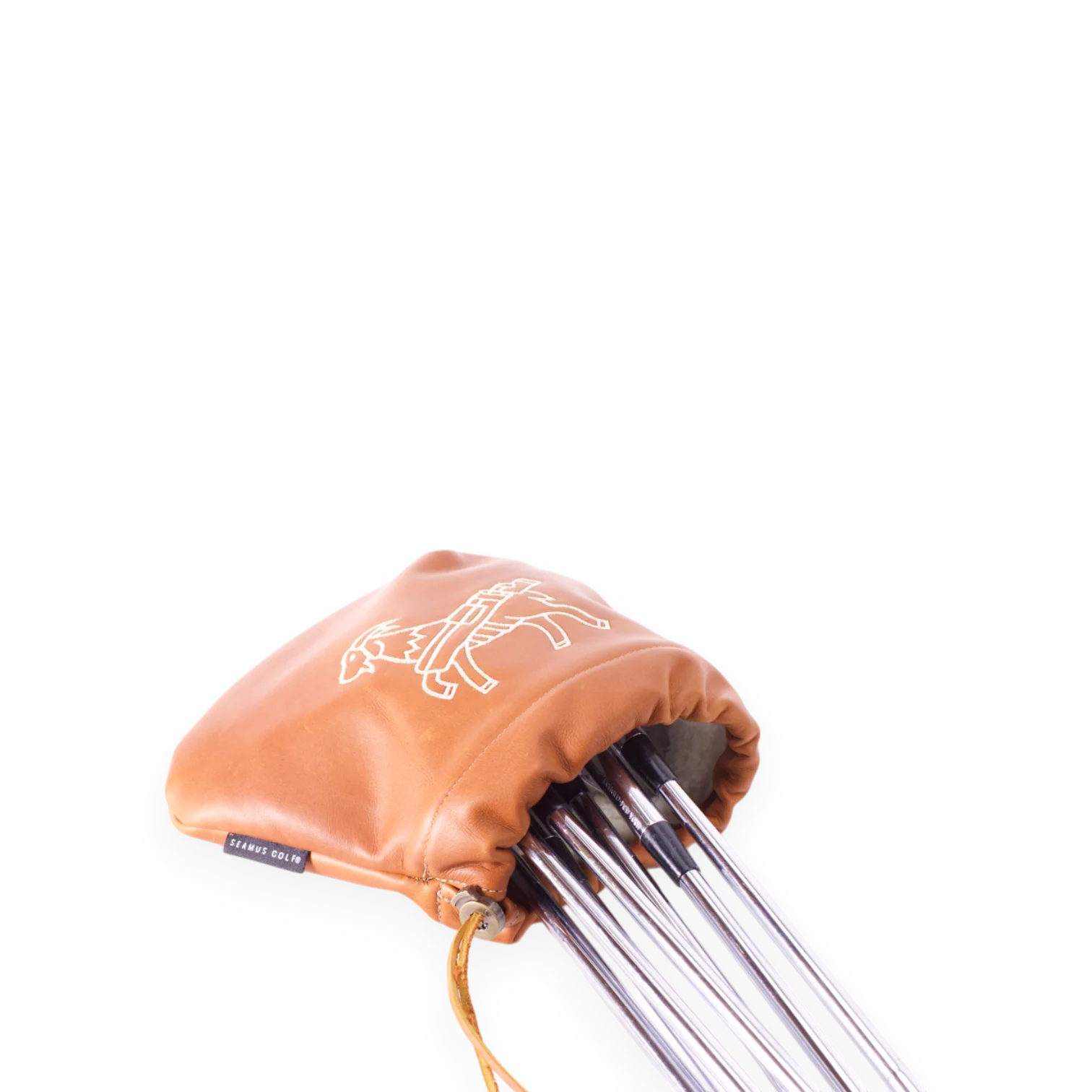 British Tan Aniline Leather Iron Cover - Image 6