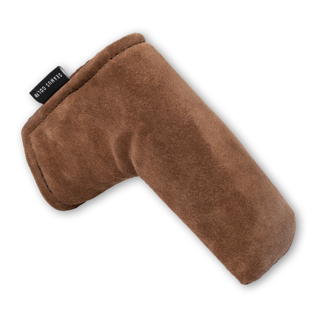 Brown Suede Blade Putter Cover - Image 2