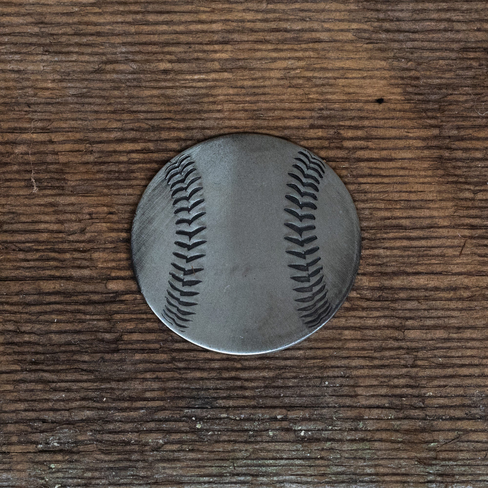 Hand Forged® Baseball Ball Marker - Nickel - Image 2