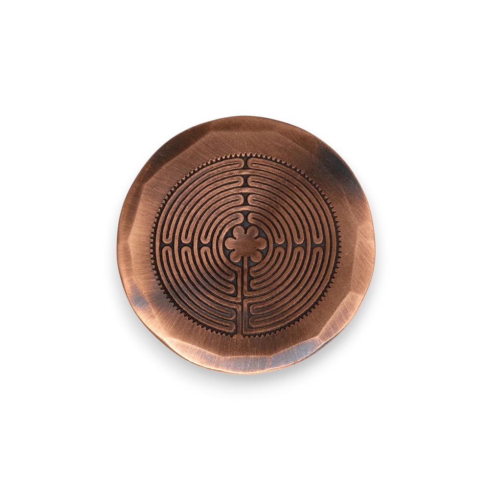 Hand Forged® Labyrinth Ball Marker - Copper