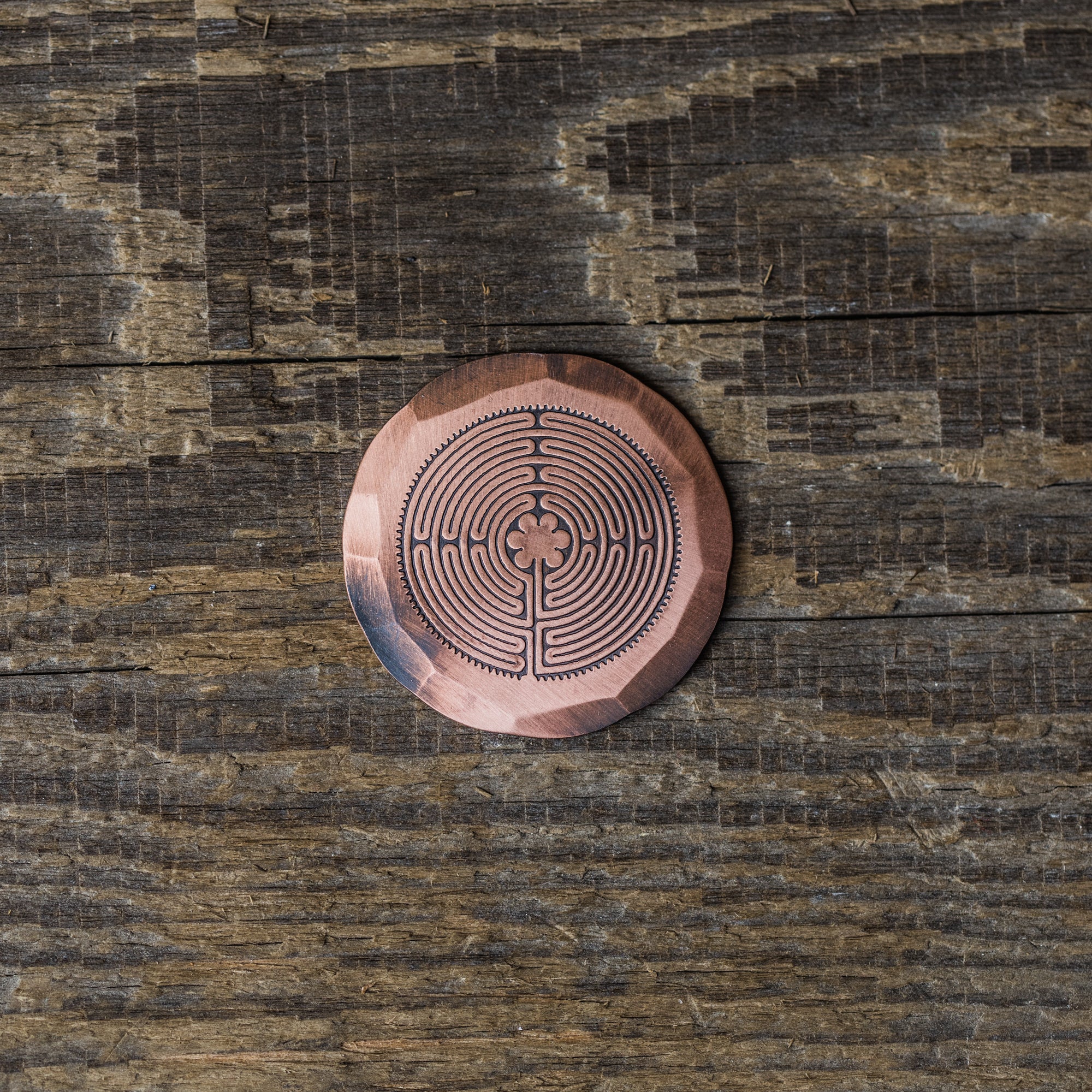 Hand Forged® Labyrinth Ball Marker - Copper - Image 2
