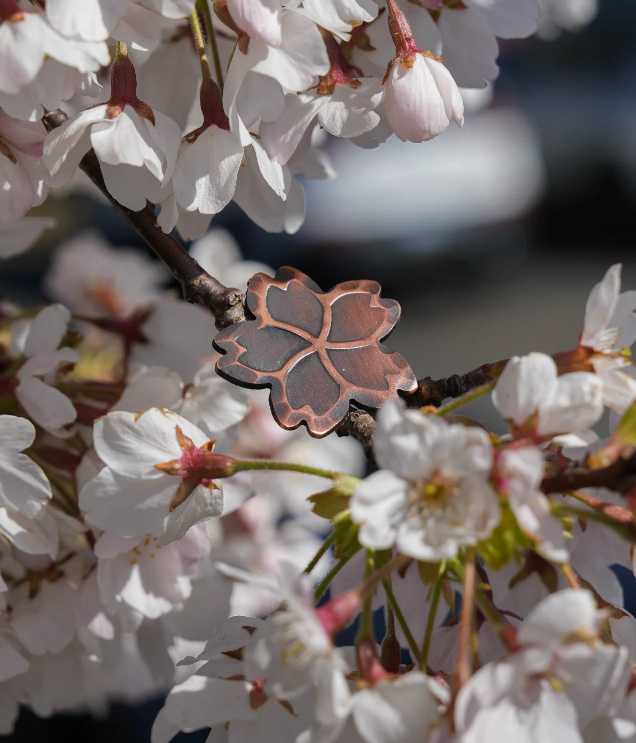 Hand Forged® Sakura Ball Marker - Copper - Image 3