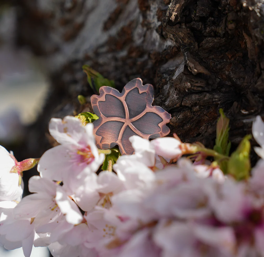 Hand Forged® Sakura Ball Marker - Copper - Image 4