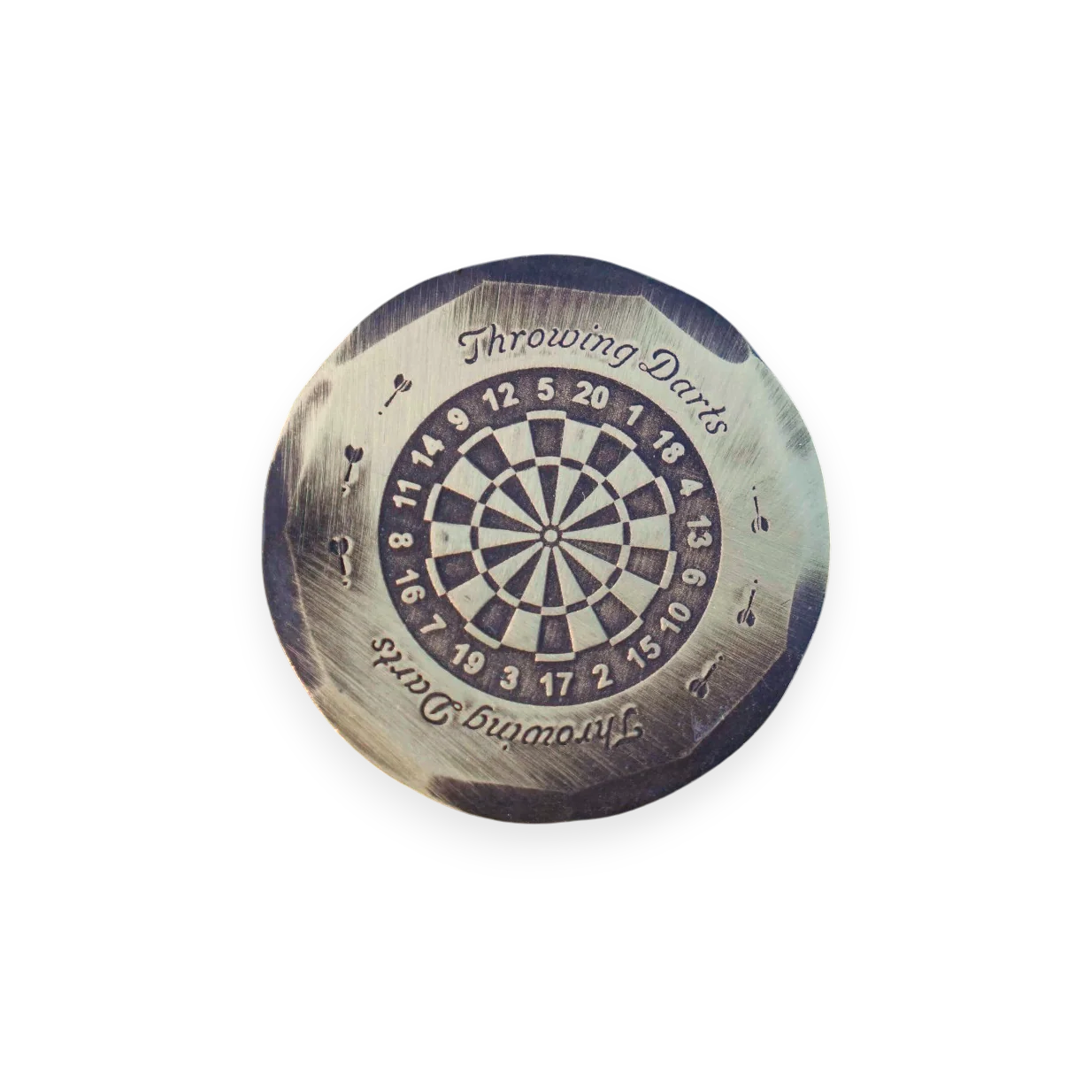 Hand Forged® Throwing Darts Ball Marker - Bronze