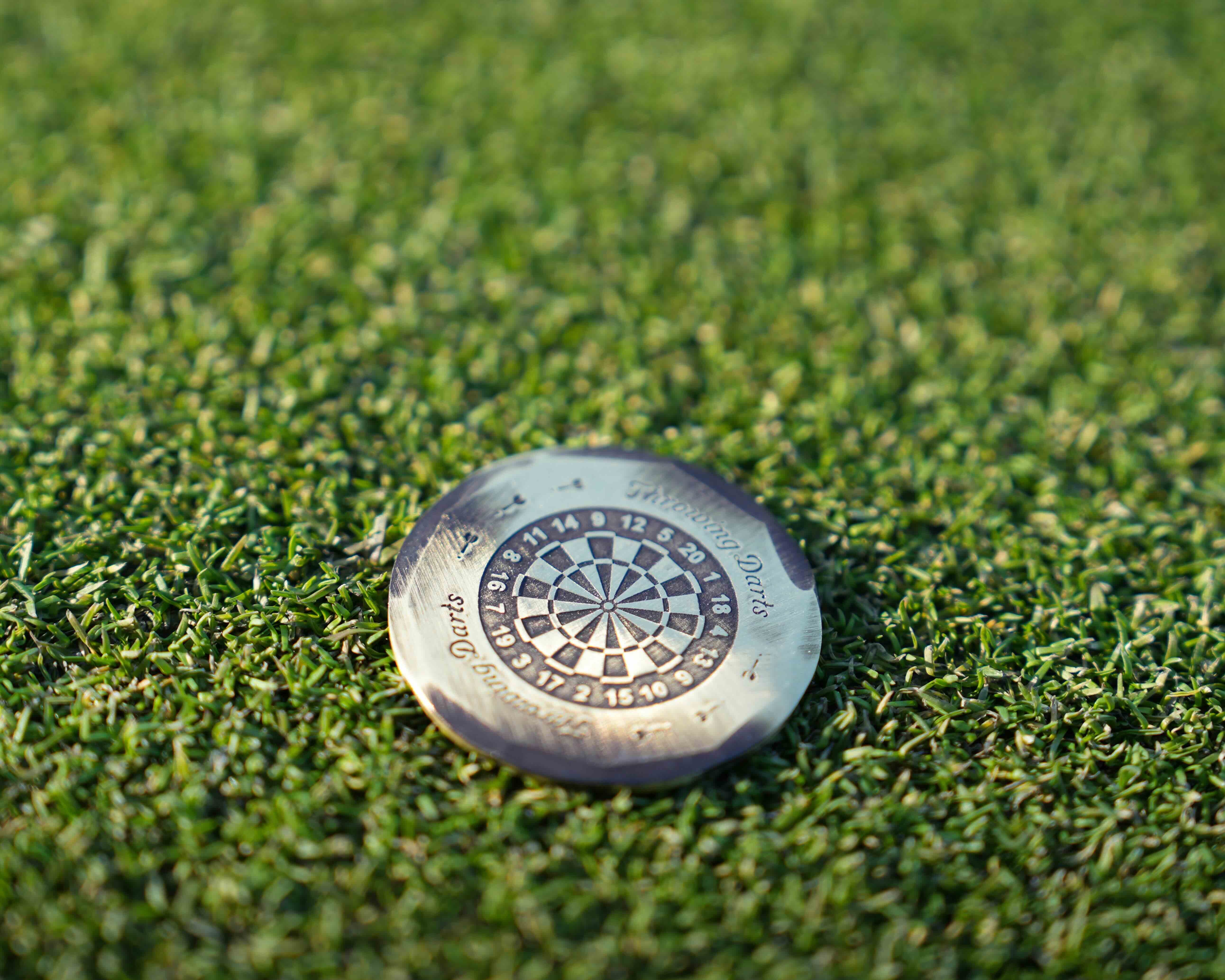 Hand Forged® Throwing Darts Ball Marker - Bronze - Image 3