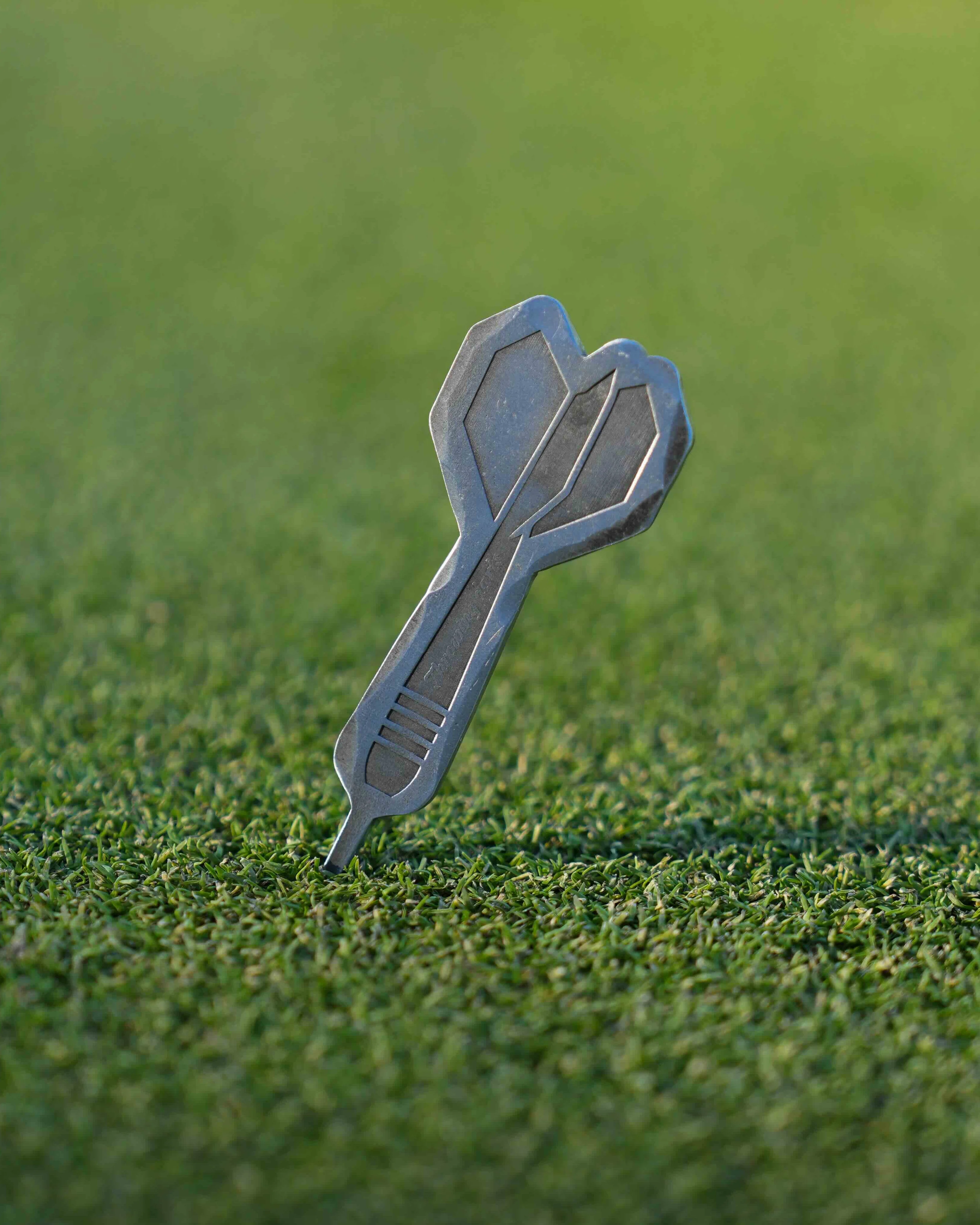 Hand Forged® Throwing Darts Single Prong Pitch Tool - Steel - Image 2
