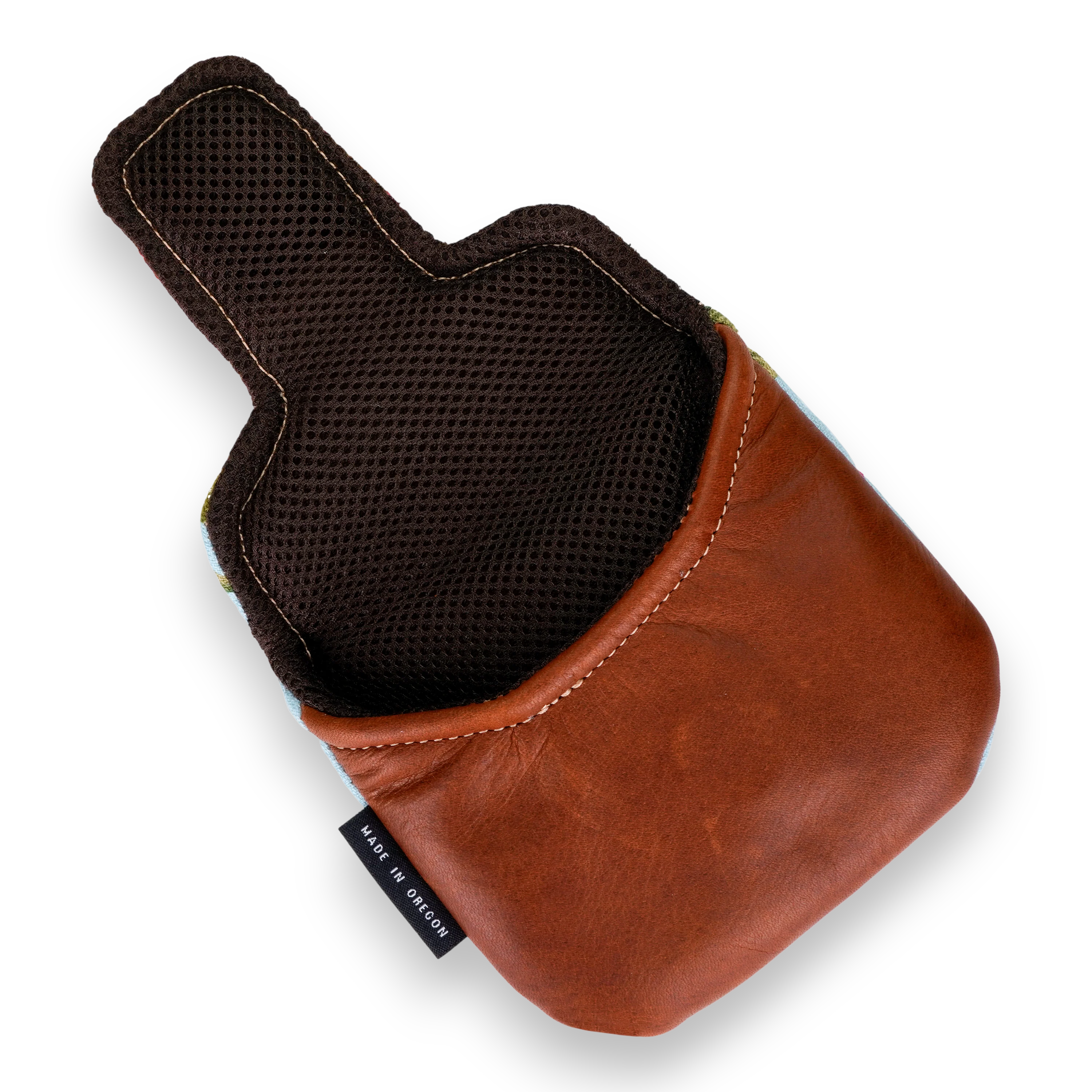 Hiwahiwa Aqua Barkcloth Heel Shafted Mallet - Image 3
