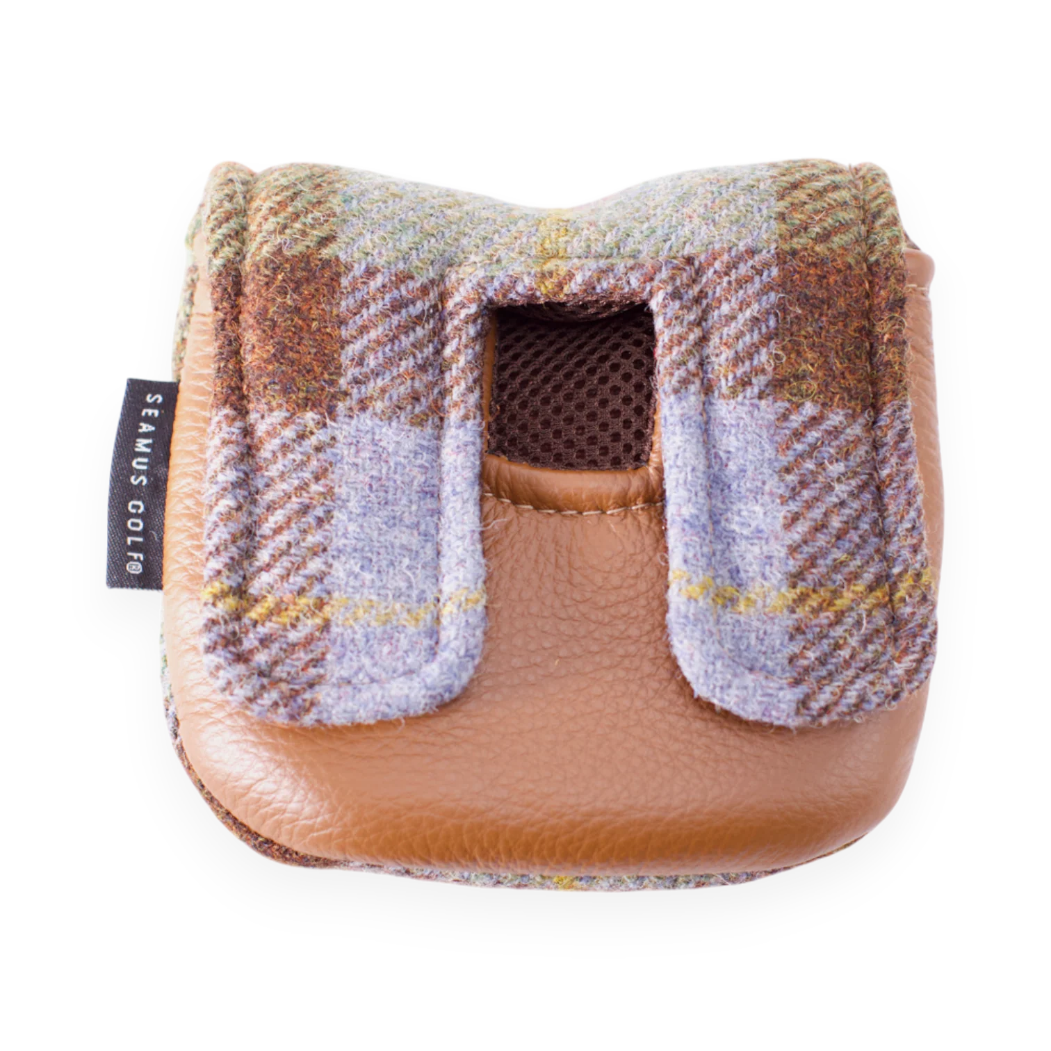 MacLeod Check Harris Tweed Center Shafted Mallet Cover - Image 3