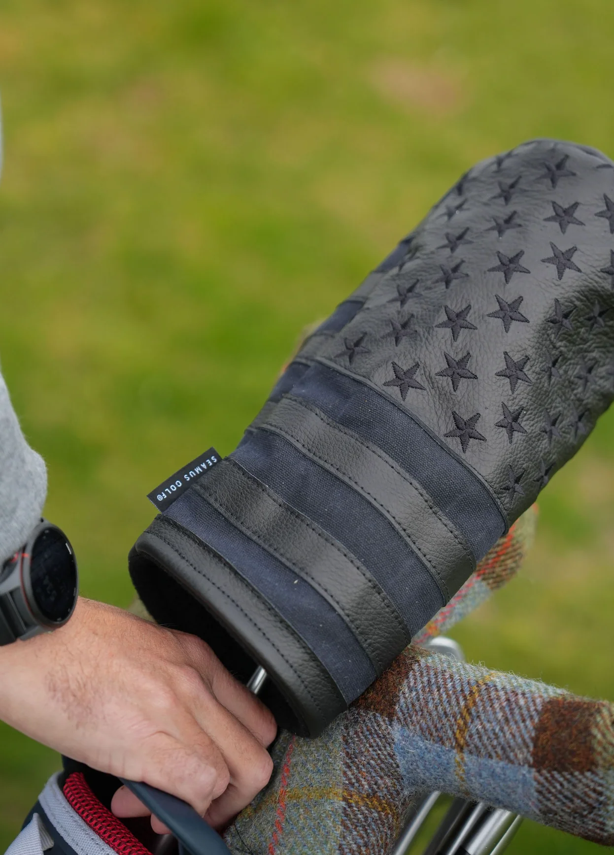 Old Glory Driver Head Cover - Black - Image 3