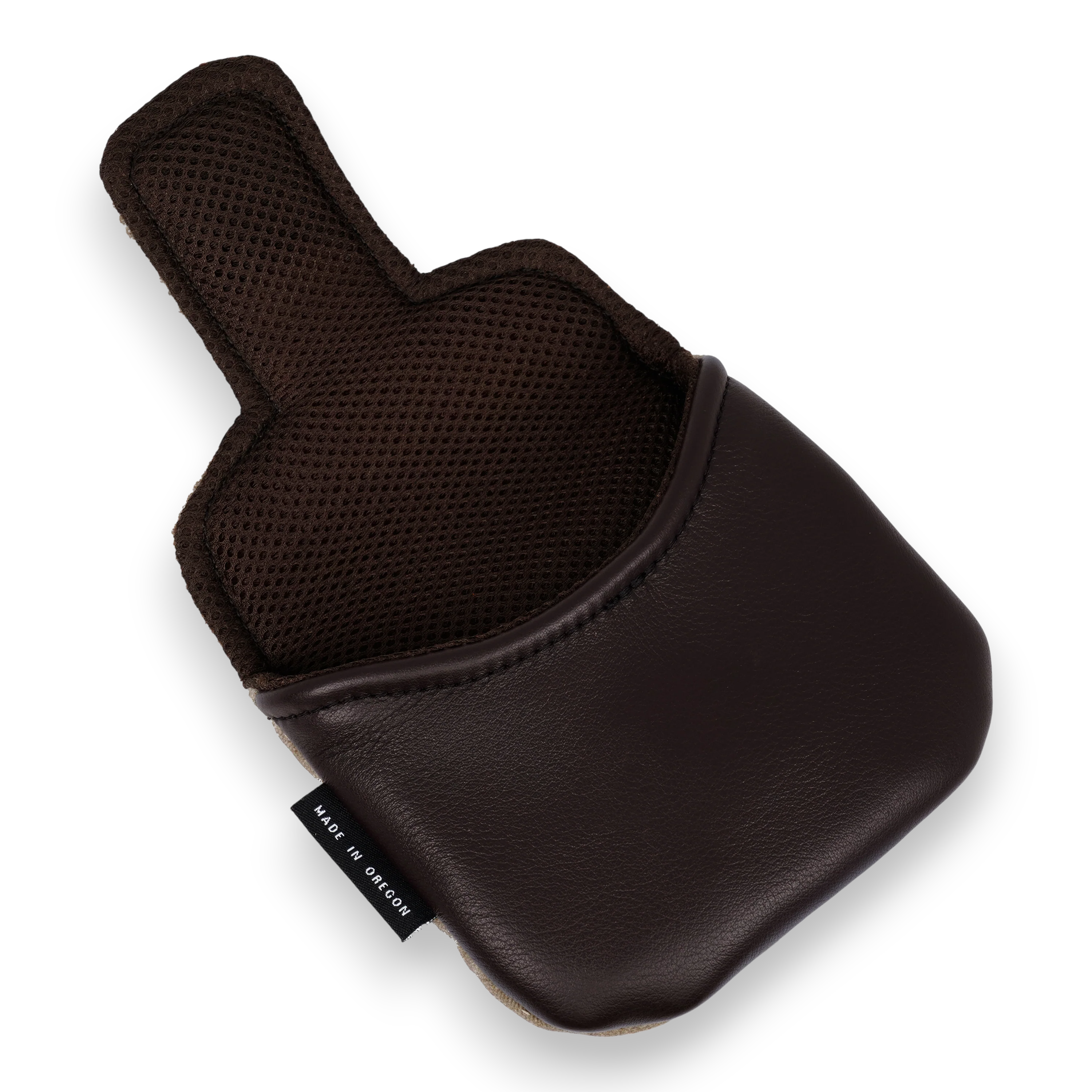 The Countryman - Sage Waxed Canvas Heel Shafted Mallet Putter Cover - Image 3