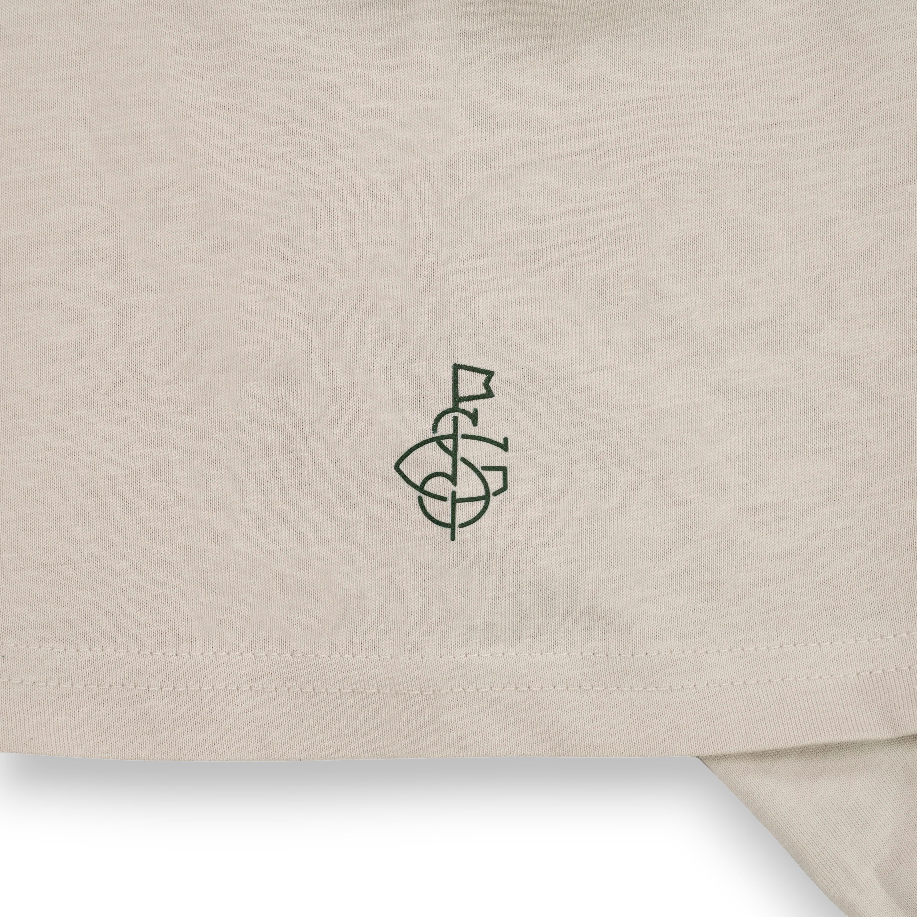 Seamus Goat T-Shirt - Green on Bone - Image 3
