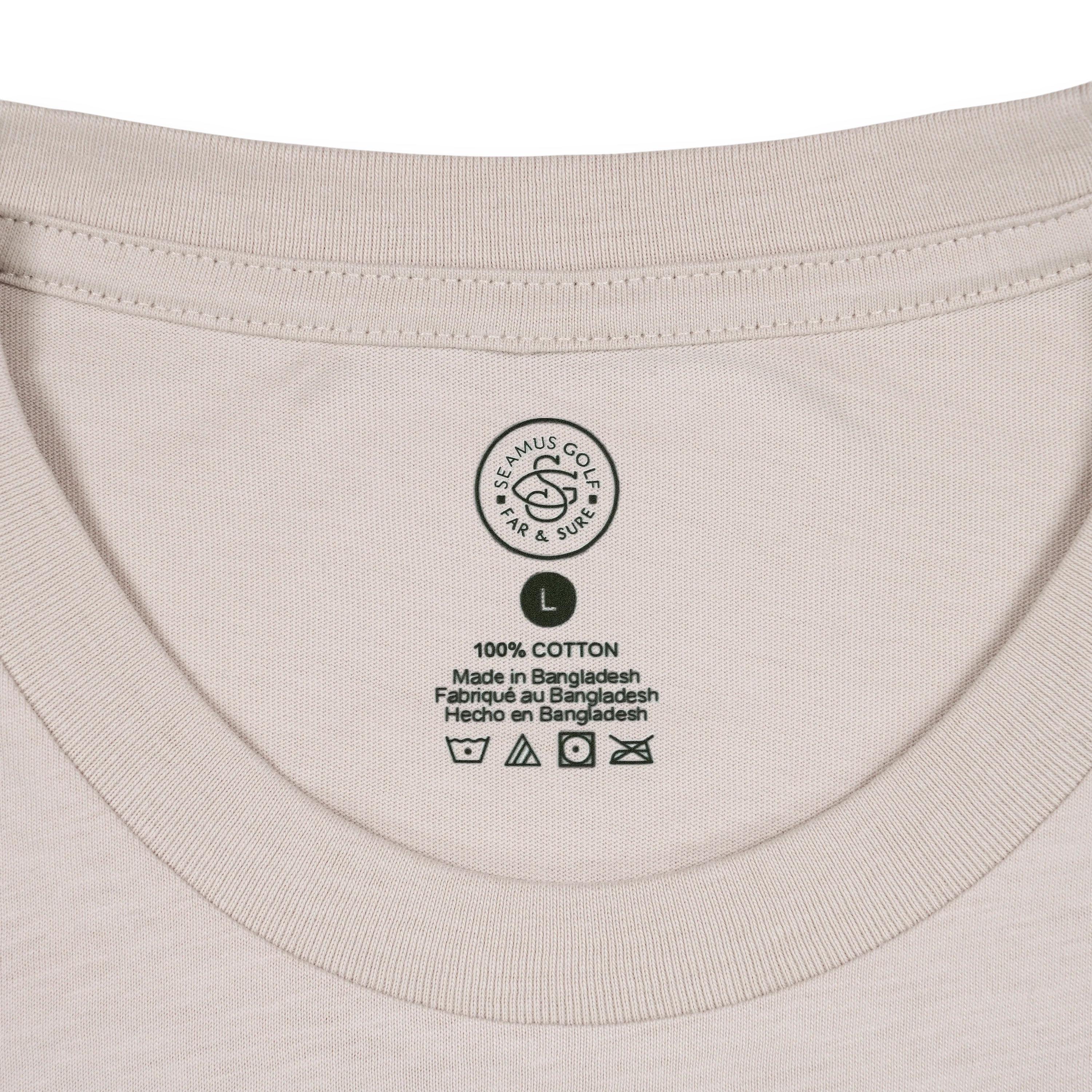 Seamus Goat T-Shirt - Green on Bone - Image 4