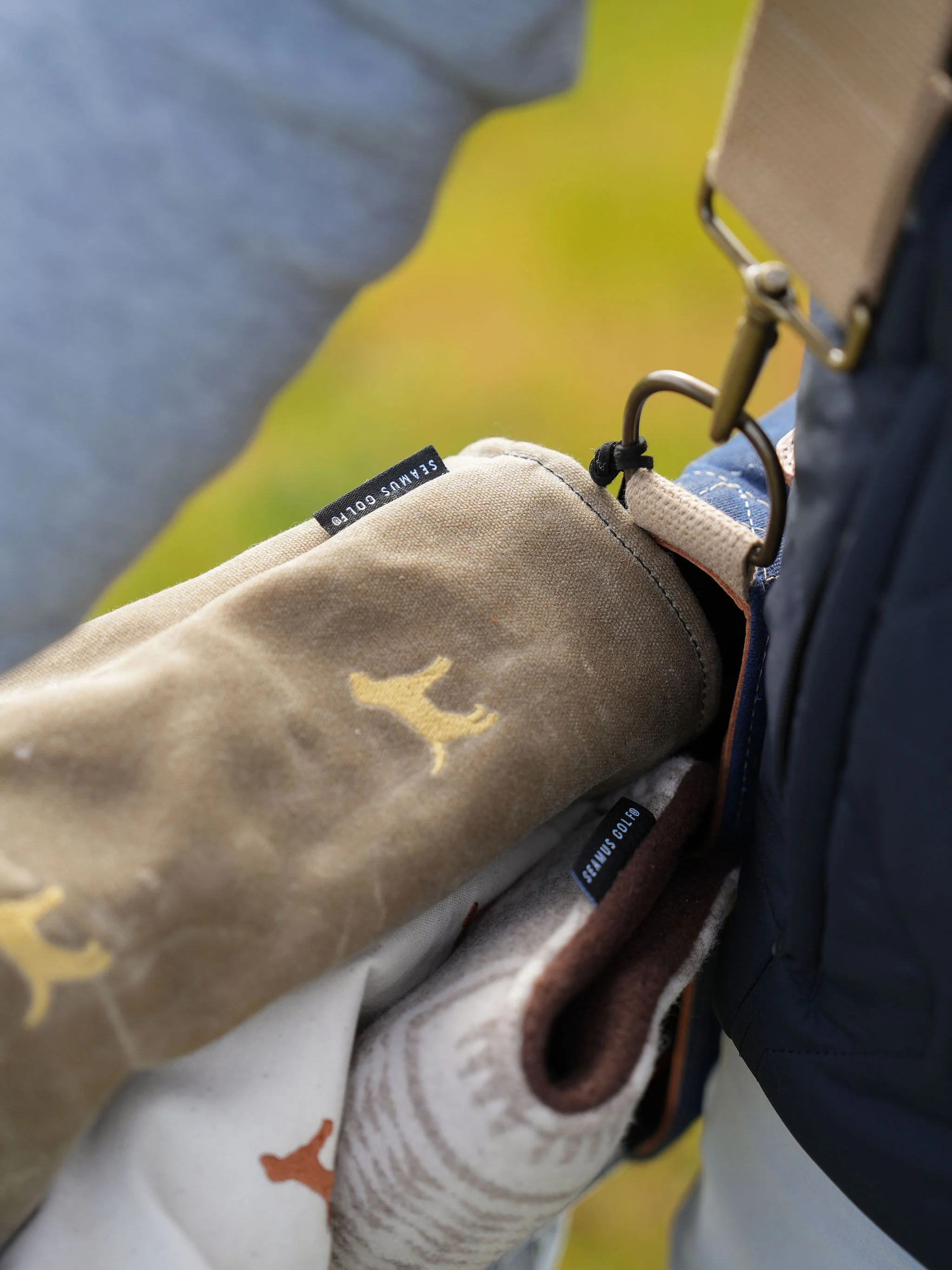 Seamus Lab Head Covers - Sage Waxed Canvas - Image 11