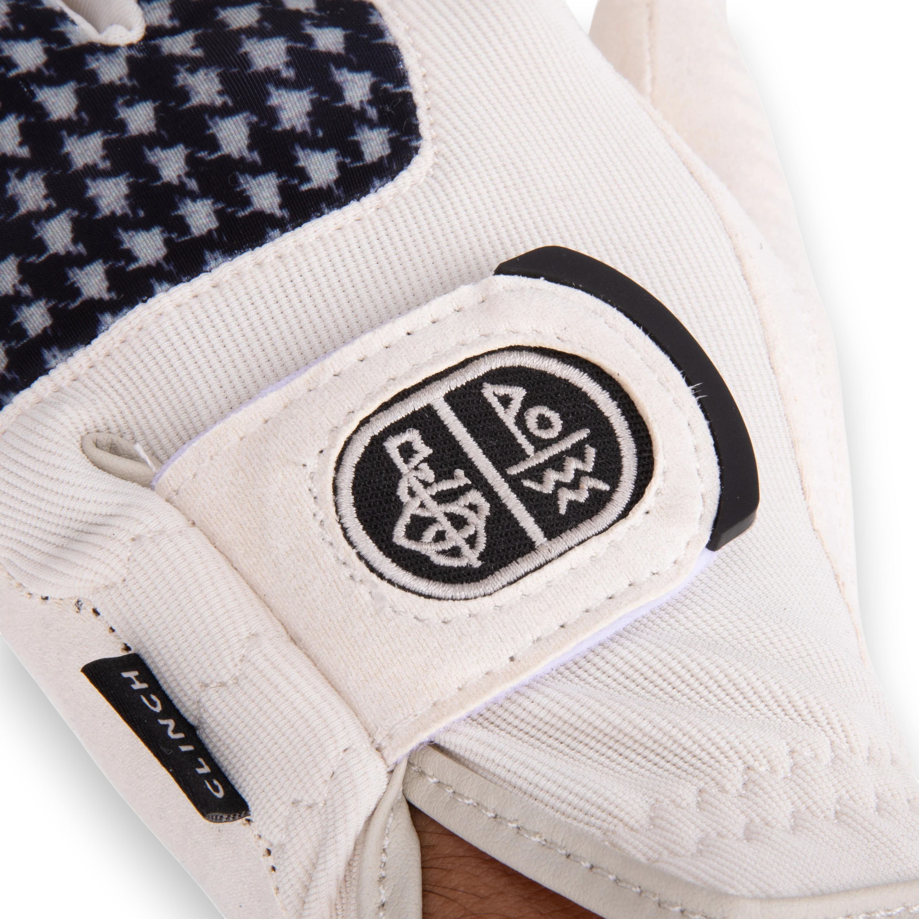 Seamus x Clinch Golf Black and White Houndstooth Glove - Image 5
