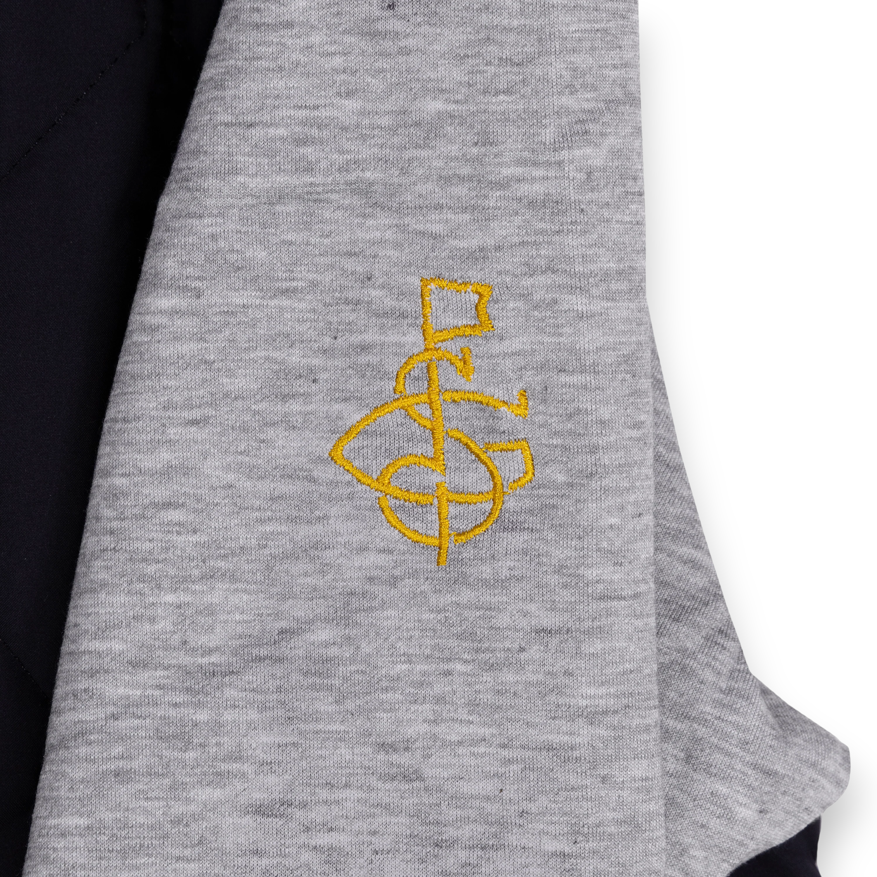 Seamus x Field Day Frankie Cross Full Zip - Black/Grey - Image 3