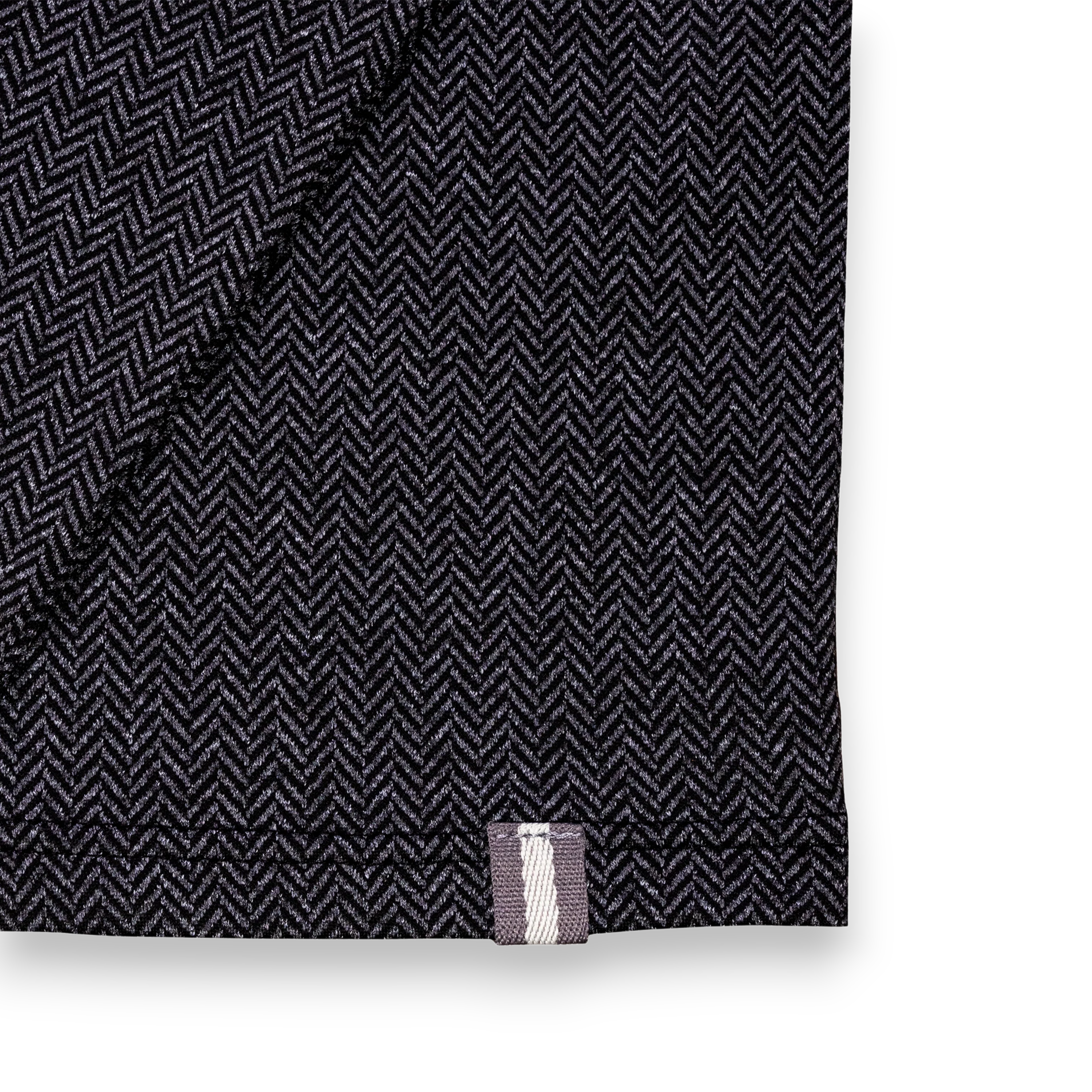 Seamus x Field Day Herringbone Jaquard Hoodie - Black - Image 3