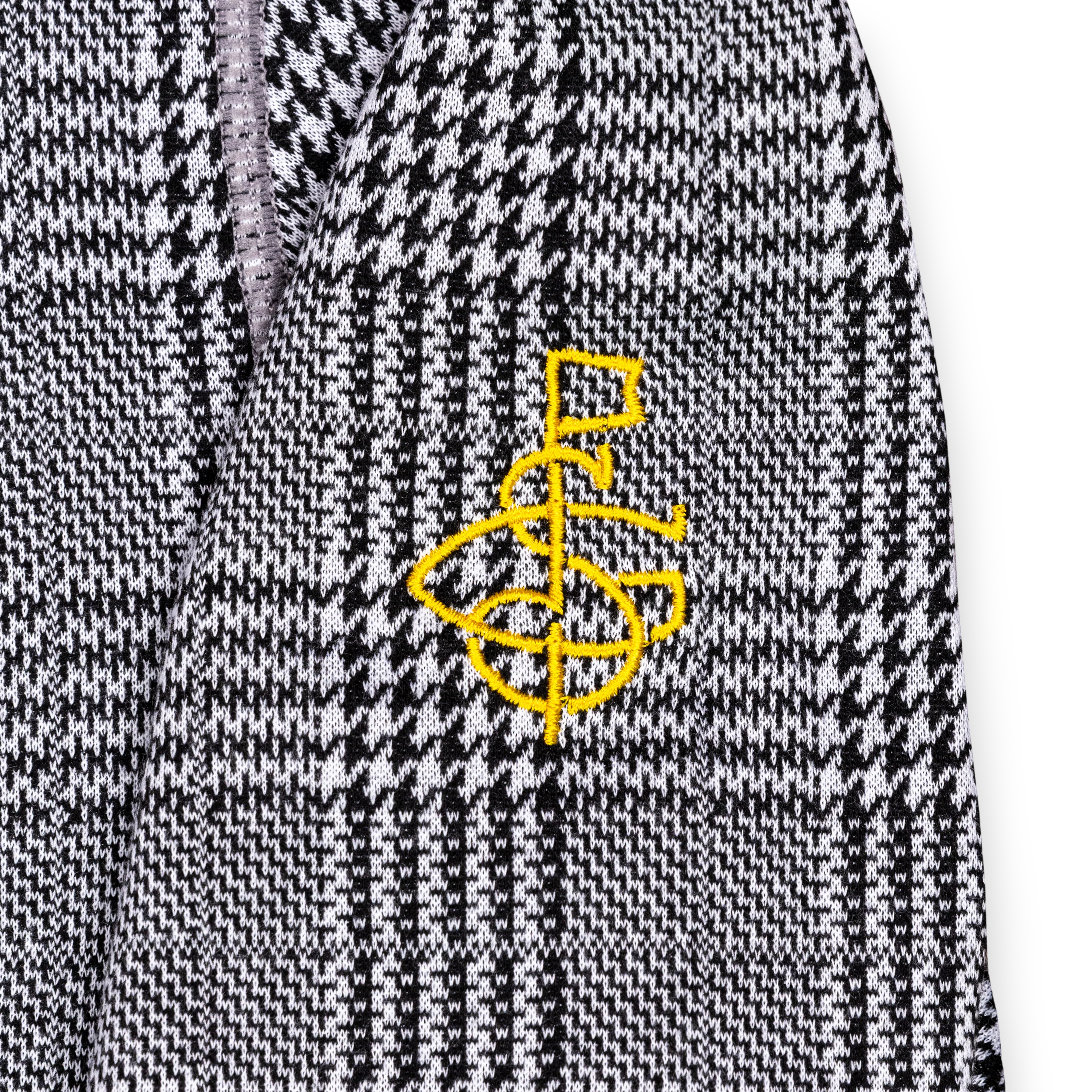 Seamus x Field Day Double Knit 1/4 Zip - Grey/Black - Image 2