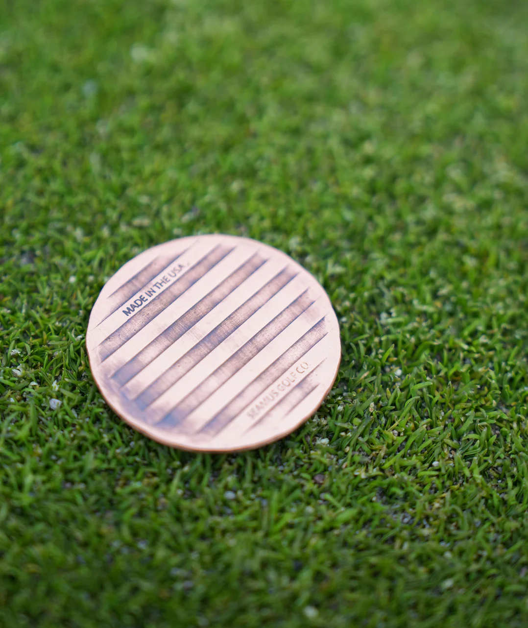 Hand Forged® Stars + Stripes Ball Marker - Copper - Image 3
