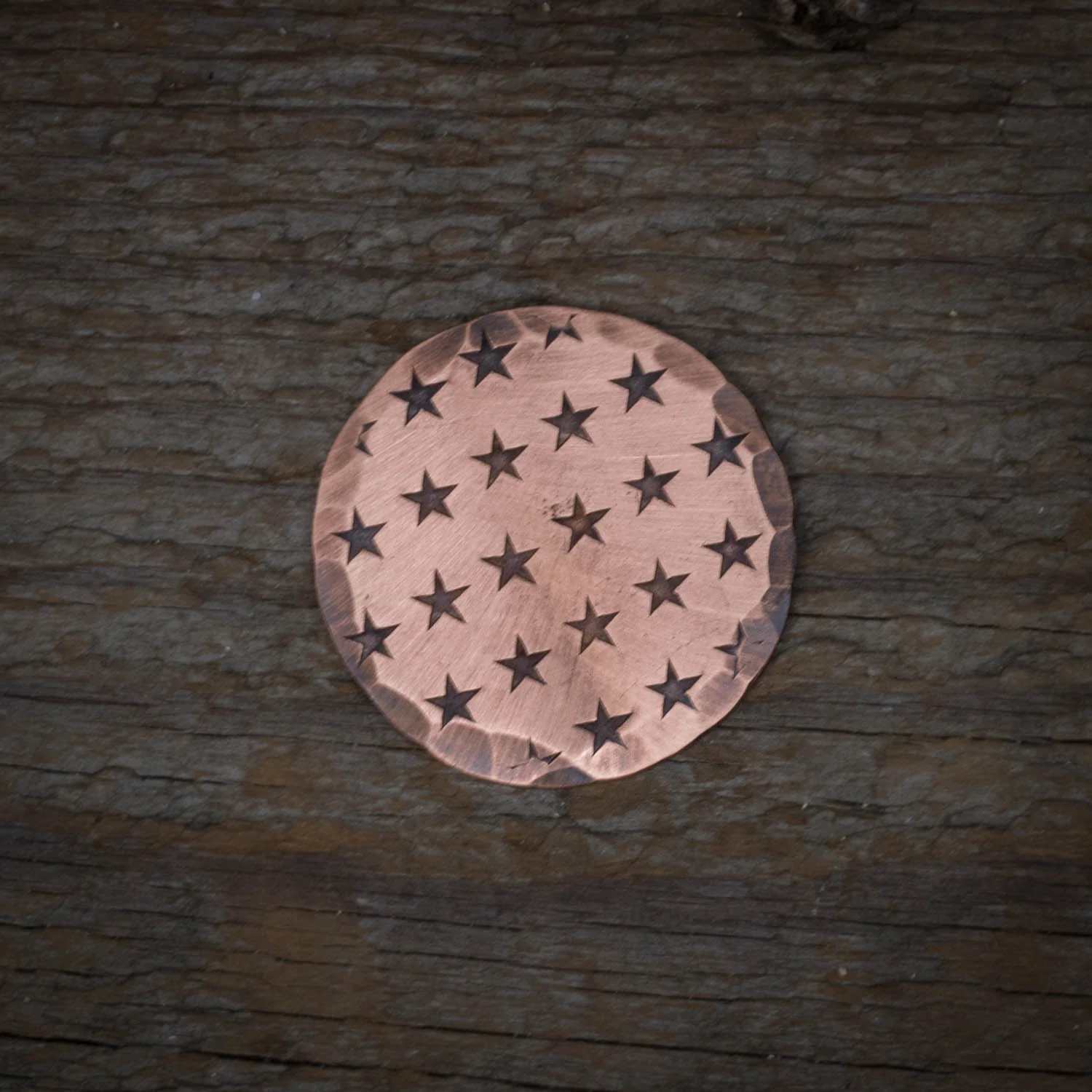Hand Forged® Stars + Stripes Ball Marker - Copper - Image 4