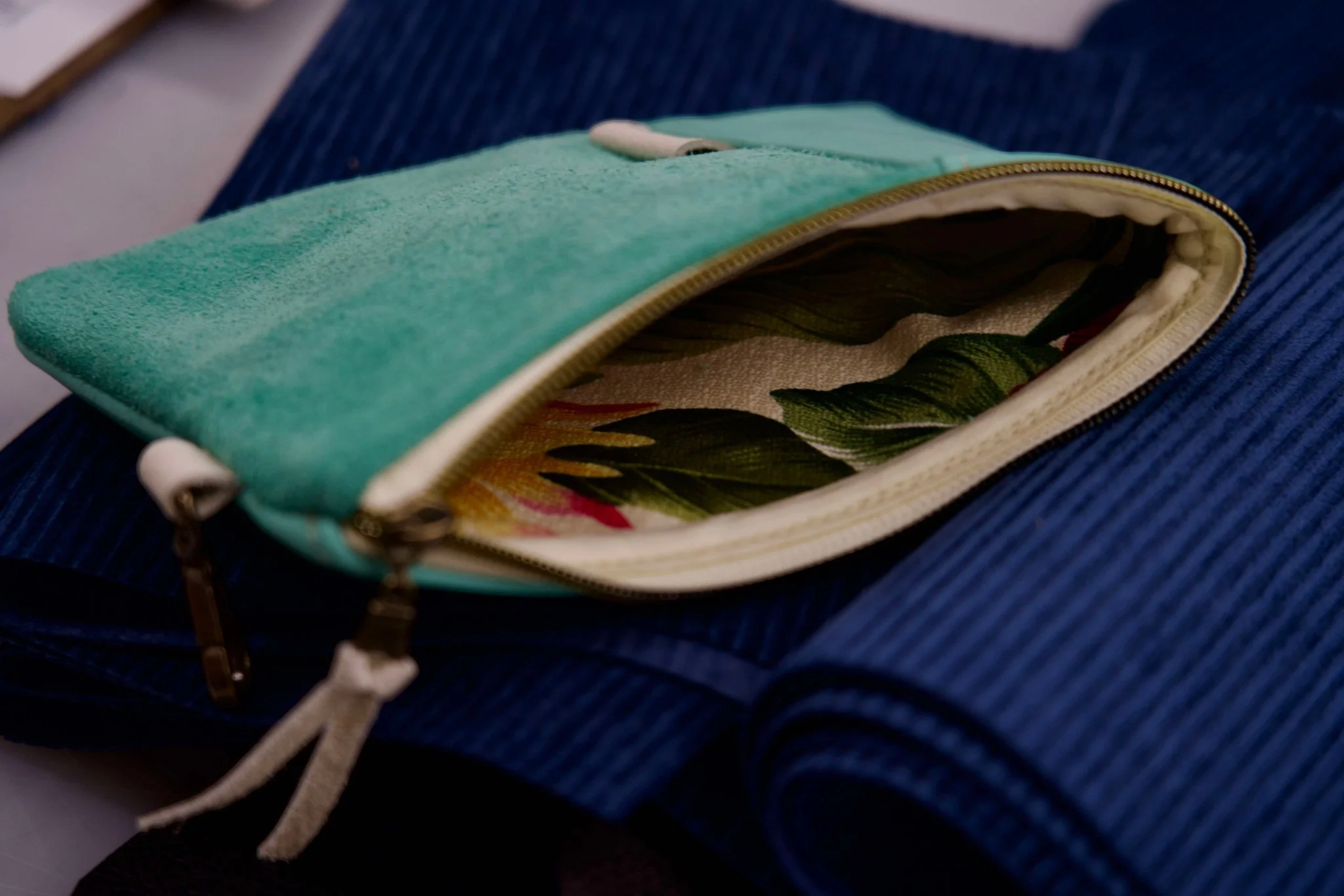 Tiffany Blue Zippered Pouch - Image 12