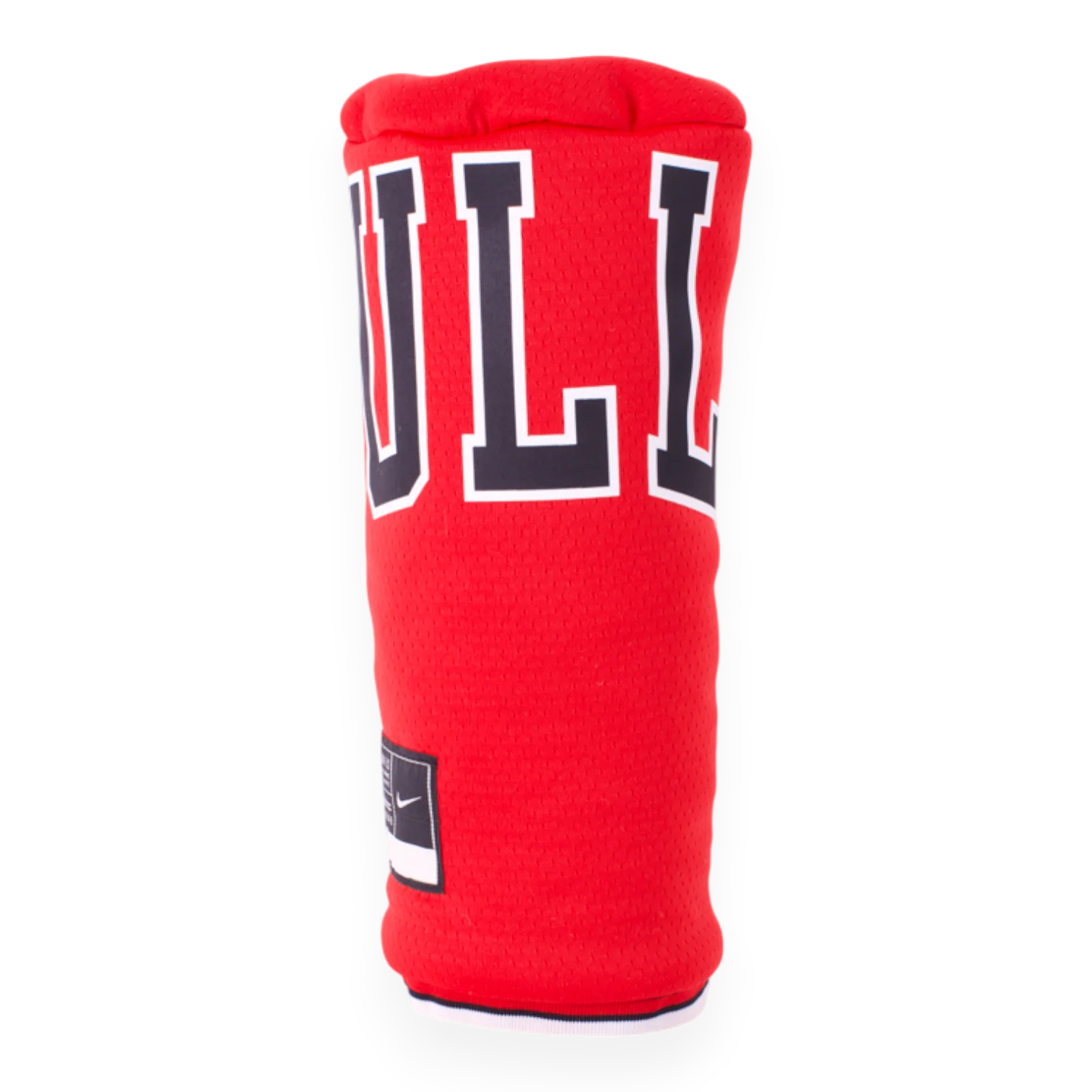 Upcycled NBA Bulls Jersey Head Cover - Image 2