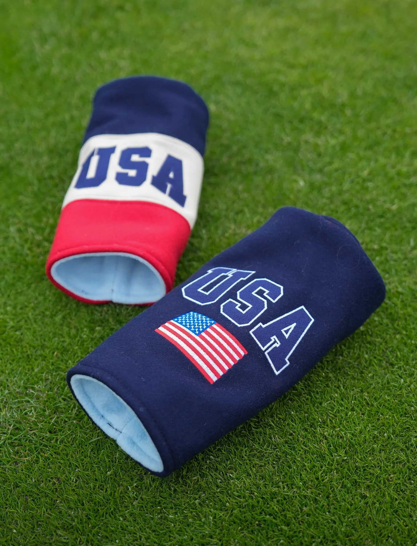 USA Wool Head Covers - Navy - Image 3